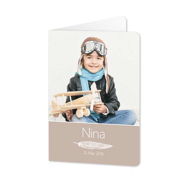 Folded Card portrait rounded corners 10 x 14,3 cm Folded Card portrait rounded corners 10 x 14,3 cm