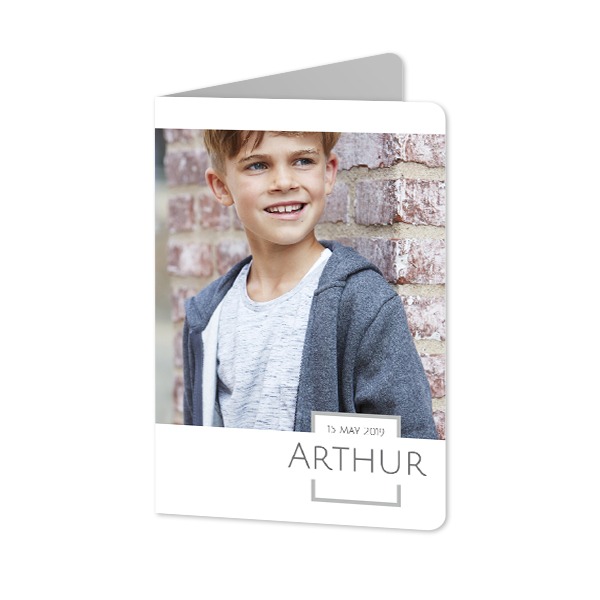 Text On Colored Frame Square