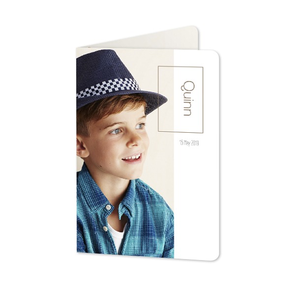 Folded Card portrait rounded corners 10 x 14,3 cm