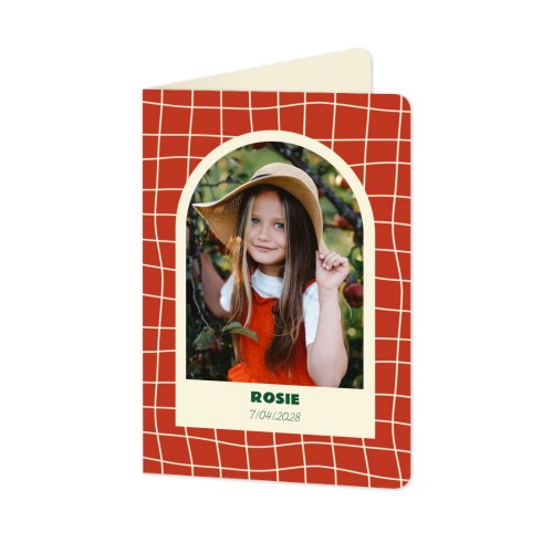 Folded Card portrait rounded corners 10 x 14,3 cm
