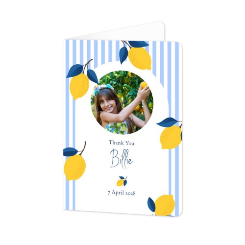 Folded Card portrait rounded corners 10 x 14,3 cm