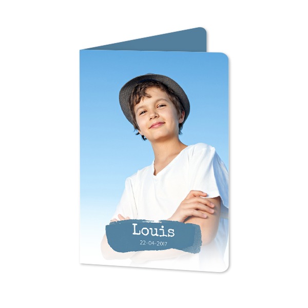 Folded Card portrait rounded corners 10 x 14,3 cm