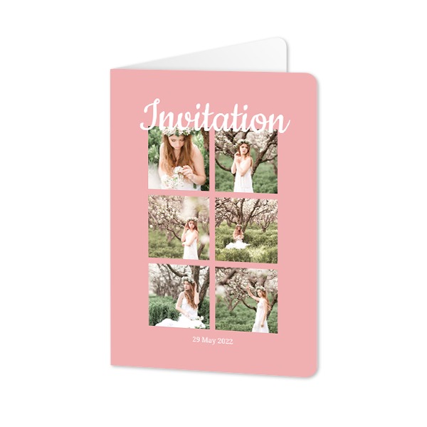 Doble Fotokort Stående runde hjørner 10 x 14,3 cm