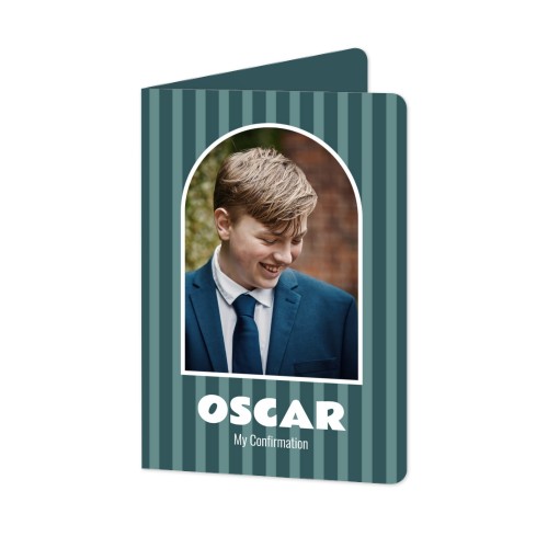 Folded Card portrait rounded corners 10 x 14,3 cm