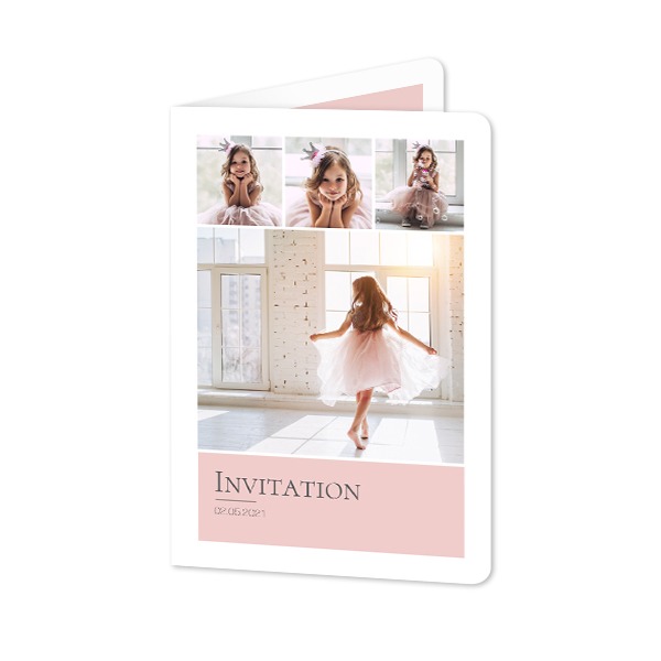 Folded Card portrait rounded corners 10 x 14,3 cm