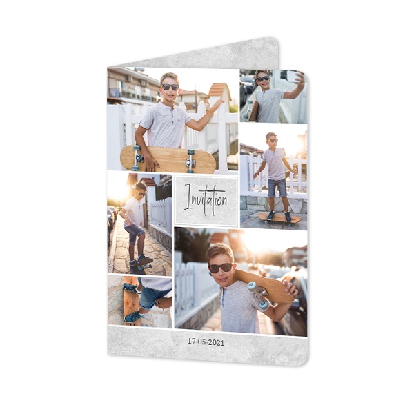 Folded Card portrait rounded corners 10 x 14,3 cm Folded Card portrait rounded corners 10 x 14,3 cm