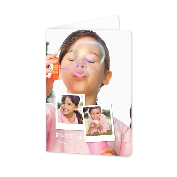 Folded Card portrait rounded corners 10 x 14,3 cm