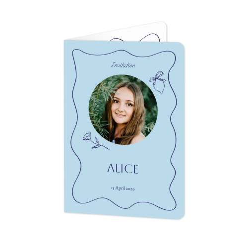Folded Card portrait rounded corners 10 x 14,3 cm Folded Card portrait rounded corners 10 x 14,3 cm