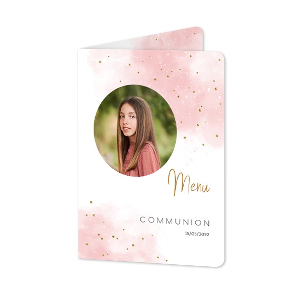 Folded Card portrait rounded corners 10 x 14,3 cm