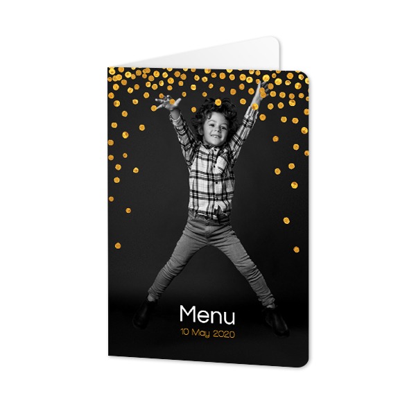 Folded Card portrait rounded corners 10 x 14,3 cm