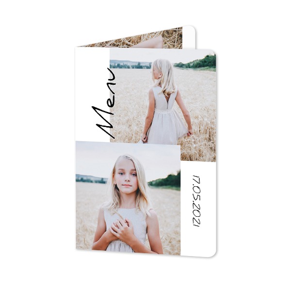 Vikta Fotokort Stående rundade hörn 10 x 14,3 cm