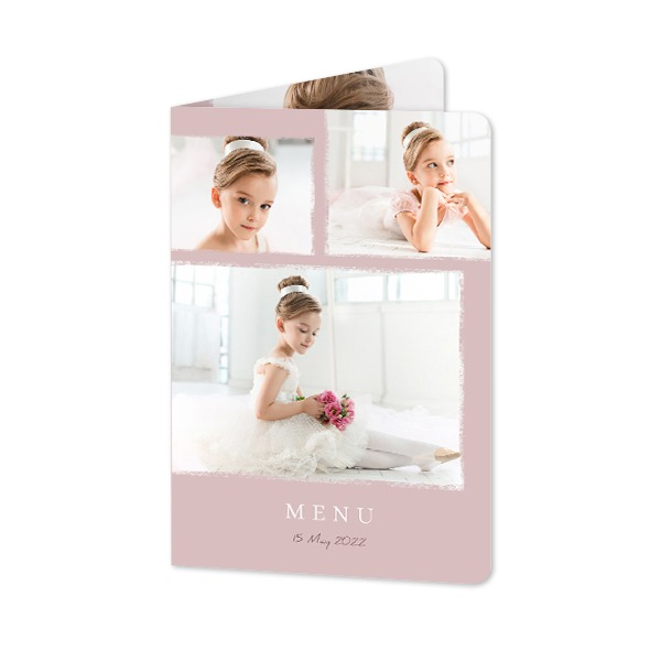 Folded Card portrait rounded corners 10 x 14,3 cm