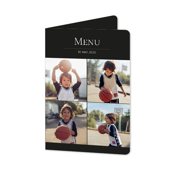 Folded Card portrait rounded corners 10 x 14,3 cm