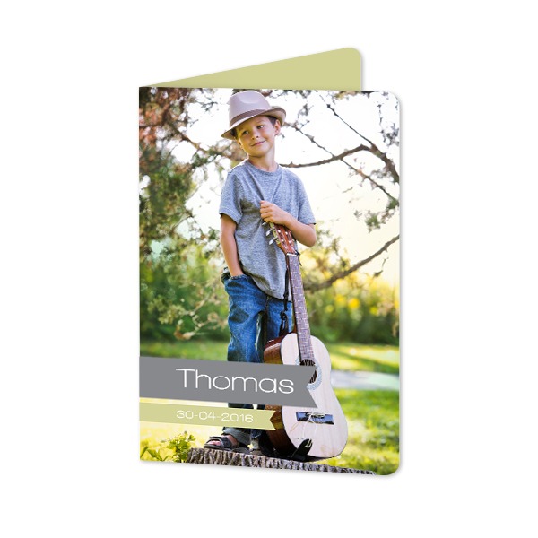 Folded Card portrait rounded corners 10 x 14,3 cm