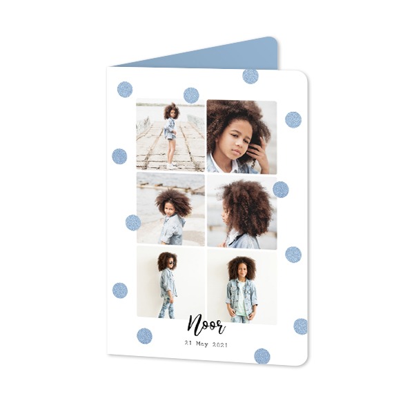 Folded Card portrait rounded corners 10 x 14,3 cm