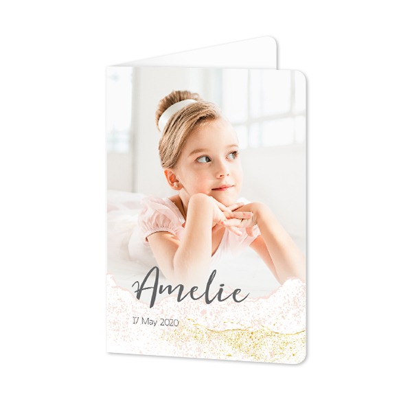 Folded Card portrait rounded corners 10 x 14,3 cm Folded Card portrait rounded corners 10 x 14,3 cm