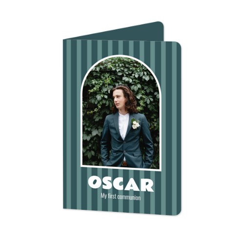 Folded Card portrait rounded corners 10 x 14,3 cm