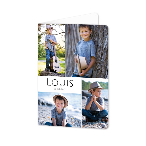 Folded Card portrait rounded corners 10 x 14,3 cm