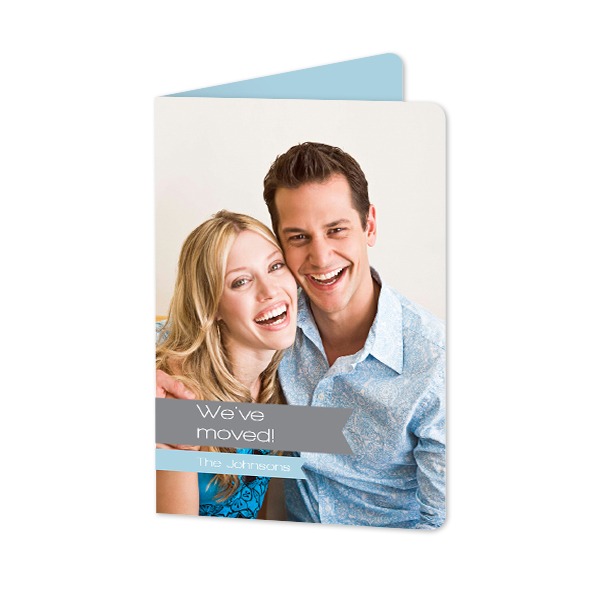 Folded Card portrait rounded corners 10 x 14,3 cm