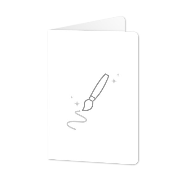 Vikta Fotokort Stående rundade hörn 10 x 14,3 cm