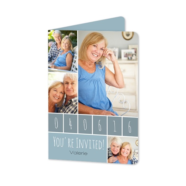 Folded Card portrait rounded corners 10 x 14,3 cm