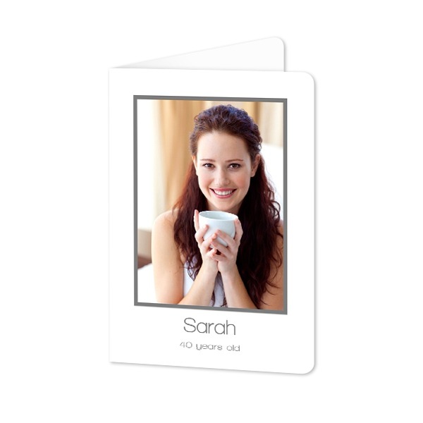 Folded Card portrait rounded corners 10 x 14,3 cm