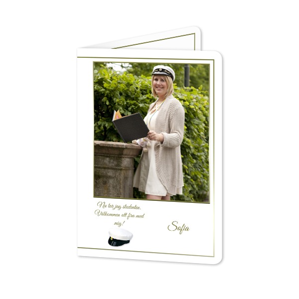 Vikta Fotokort Stående rundade hörn 10 x 14,3 cm