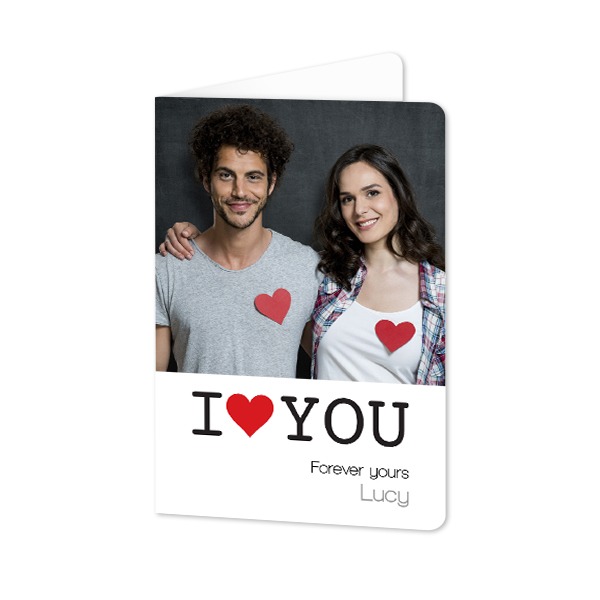 Folded Card portrait rounded corners 10 x 14,3 cm Folded Card portrait rounded corners 10 x 14,3 cm