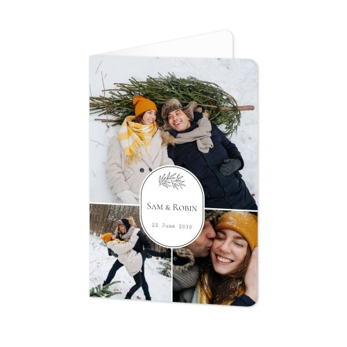 Falt-Grusskarte Hochformat mit abgerundeten Ecken 10 x 14,3 cm