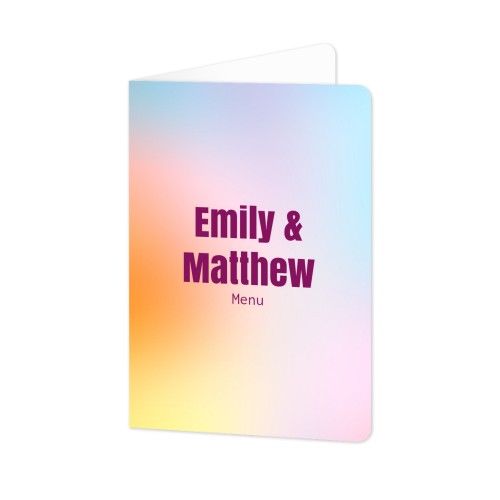 Falt-Grusskarte Hochformat mit abgerundeten Ecken 10 x 14,3 cm