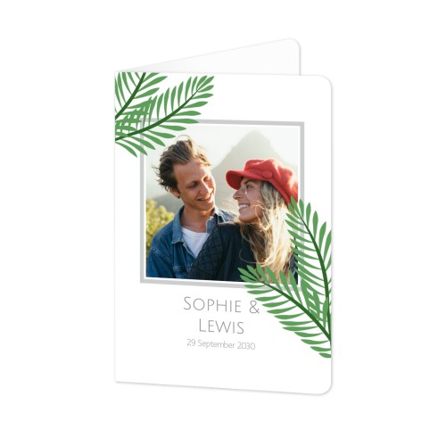 Folded Card portrait rounded corners 10 x 14,3 cm