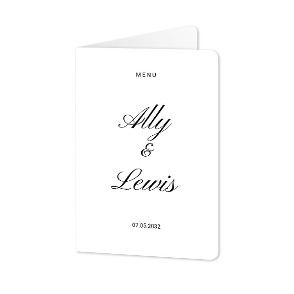 Vikta Fotokort Stående rundade hörn 10 x 14,3 cm