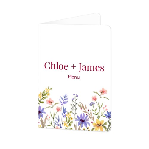 Folded Card portrait rounded corners 10 x 14,3 cm