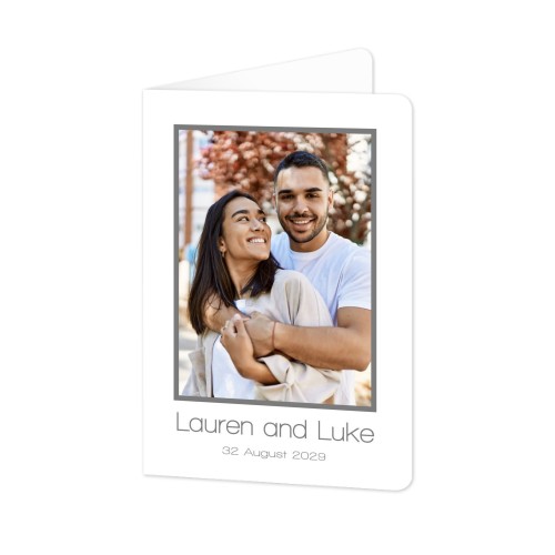 Foldede Fotokort portræt runde hjørner 10 x 14,3 cm