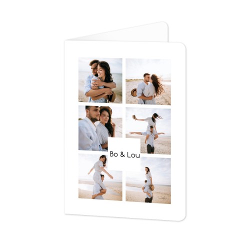 Gevouwen wenskaart staand met ronde hoeken 10 x 14,3 cm Gevouwen wenskaart staand met ronde hoeken 10 x 14,3 cm