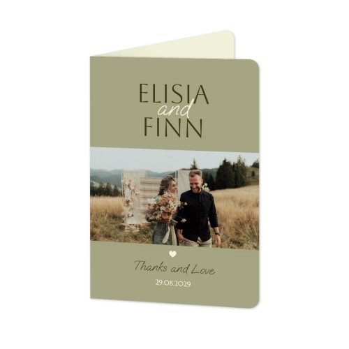 Falt-Grusskarte Hochformat mit abgerundeten Ecken 10 x 14,3 cm