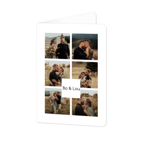 Faire-part 2 volets Portrait coins arrondis 10 x 14,3 cm Faire-part 2 volets Portrait coins arrondis 10 x 14,3 cm