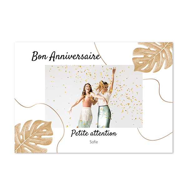 Message personnalisé