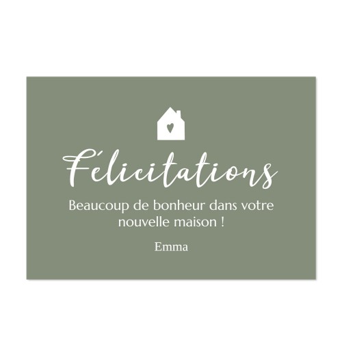 Message personnalisé
