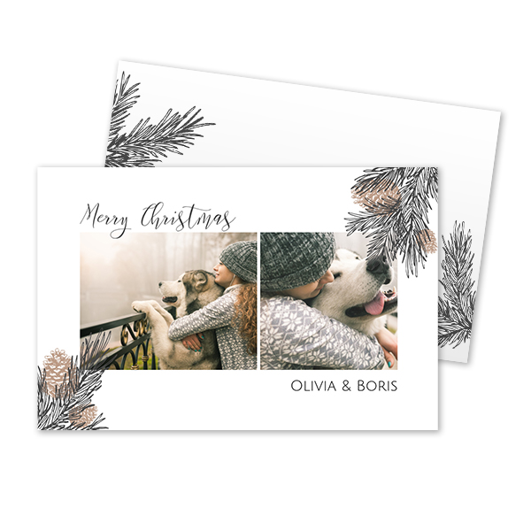 Små paketkort 8,5 x 5,5 cm