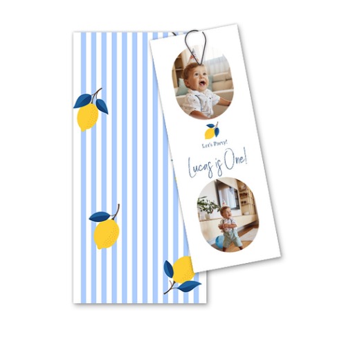 Kort i flere dele sort - 12 stk 9,3 x 19,6 cm