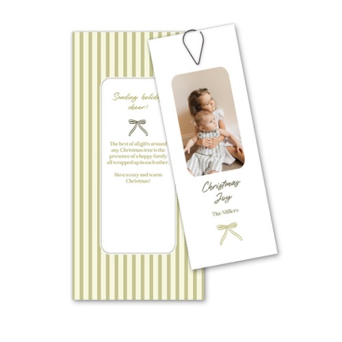 Kort i flere dele sort - 12 stk 9,3 x 19,6 cm