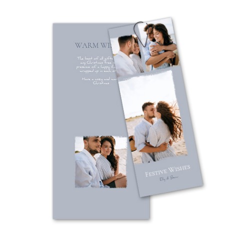 Multi-carte Trombone noir (lot de 12) 9,3 x 19,6 cm