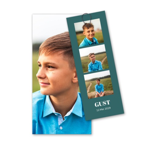 Stapelkaart zwart (set van 12) 9,3 x 19,6 cm