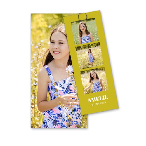 Two-piece card Black - set of 12 (19,6 x 9,3 cm) 