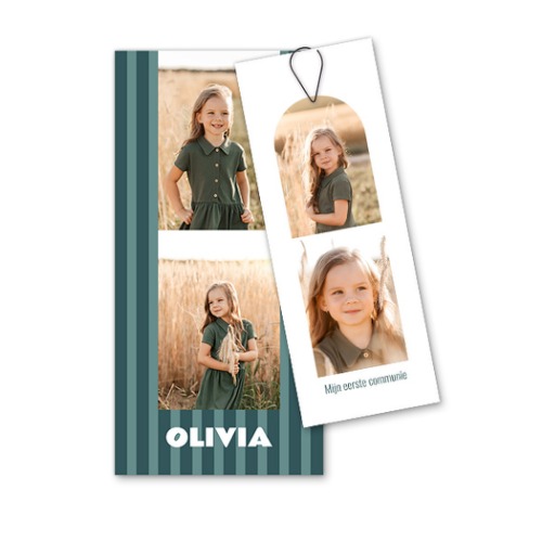 Stapelkaart zwart (set van 12) 9,3 x 19,6 cm