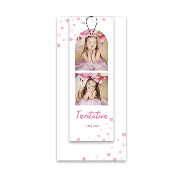 Multi-carte Trombone noir (lot de 12) 9,3 x 19,6 cm