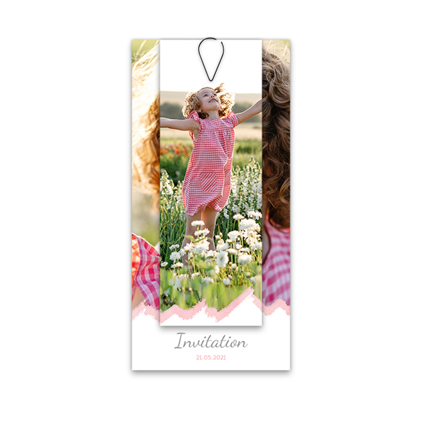 Multi-carte Trombone noir (lot de 12) 9,3 x 19,6 cm