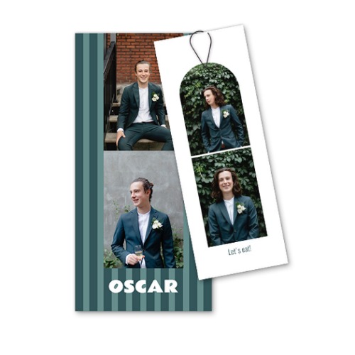 Multi-carte Trombone noir (lot de 12) 9,3 x 19,6 cm