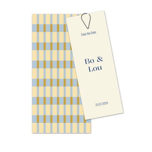 Multi-carte Trombone noir (lot de 12) 9,3 x 19,6 cm